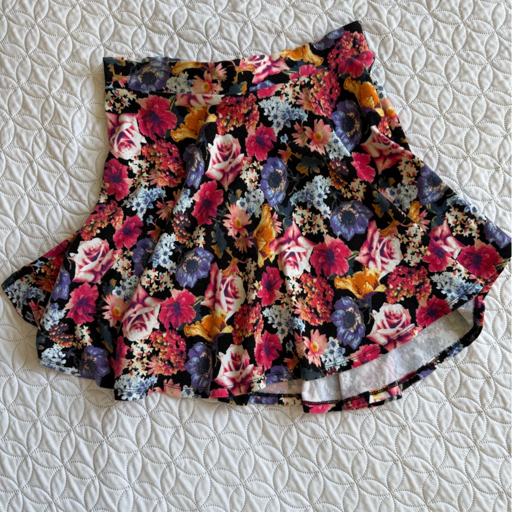 Floral Skater Skirt